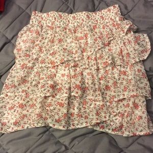 floral summer skirt